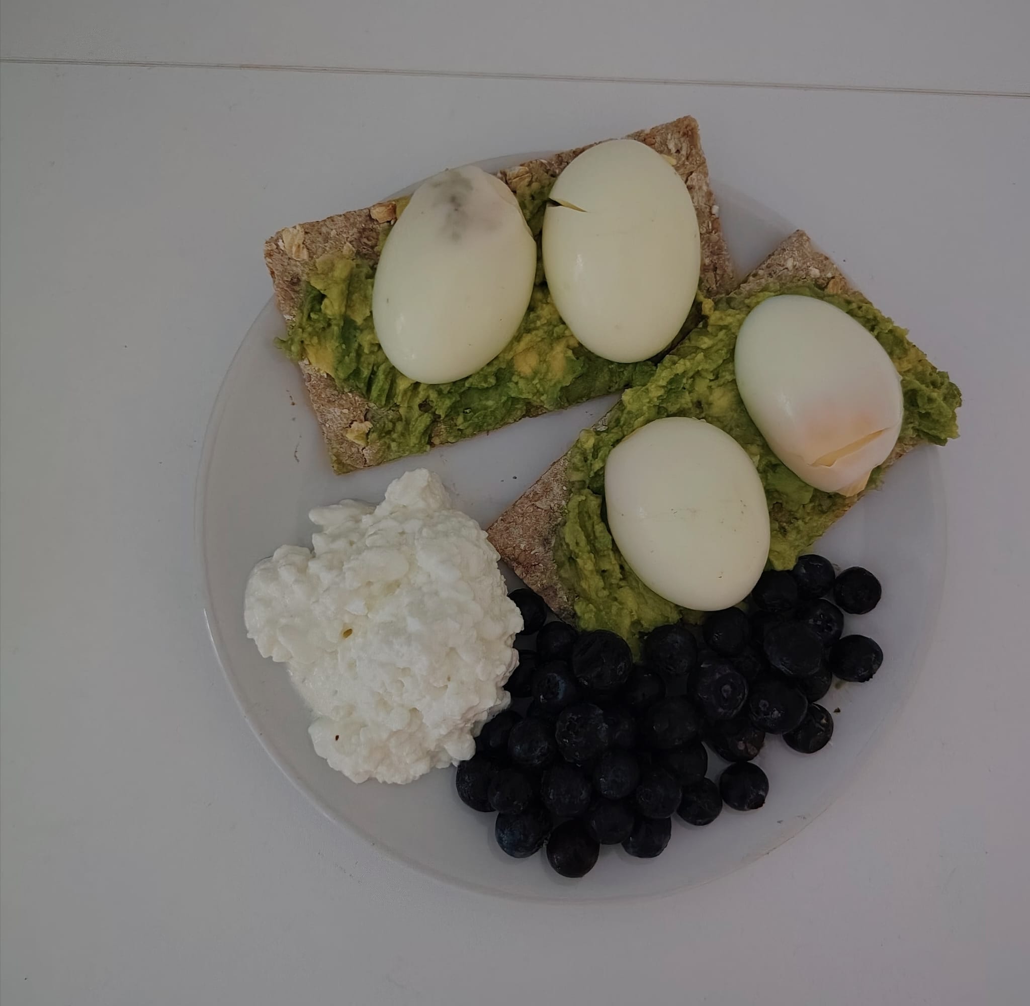 Eggs, Blueberries, Fats, Proteins